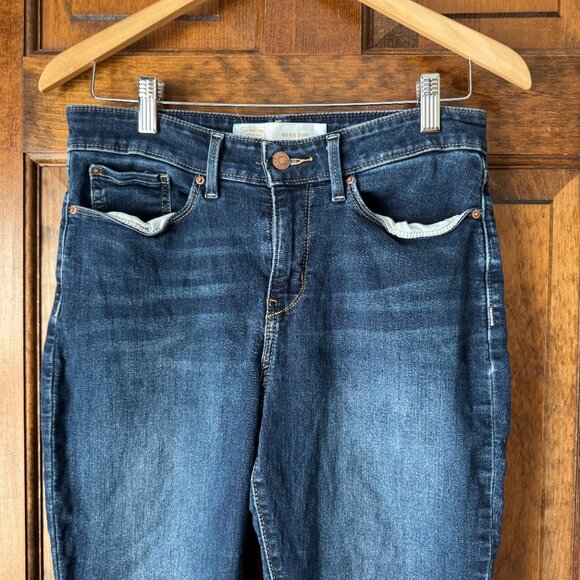 Levi's Signature Gold Dark Rinse Mid-Rise Skinny Jeans Size 10M - Picture 2 of 10